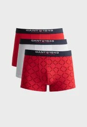 Gant 3 Pack Logo Trunks