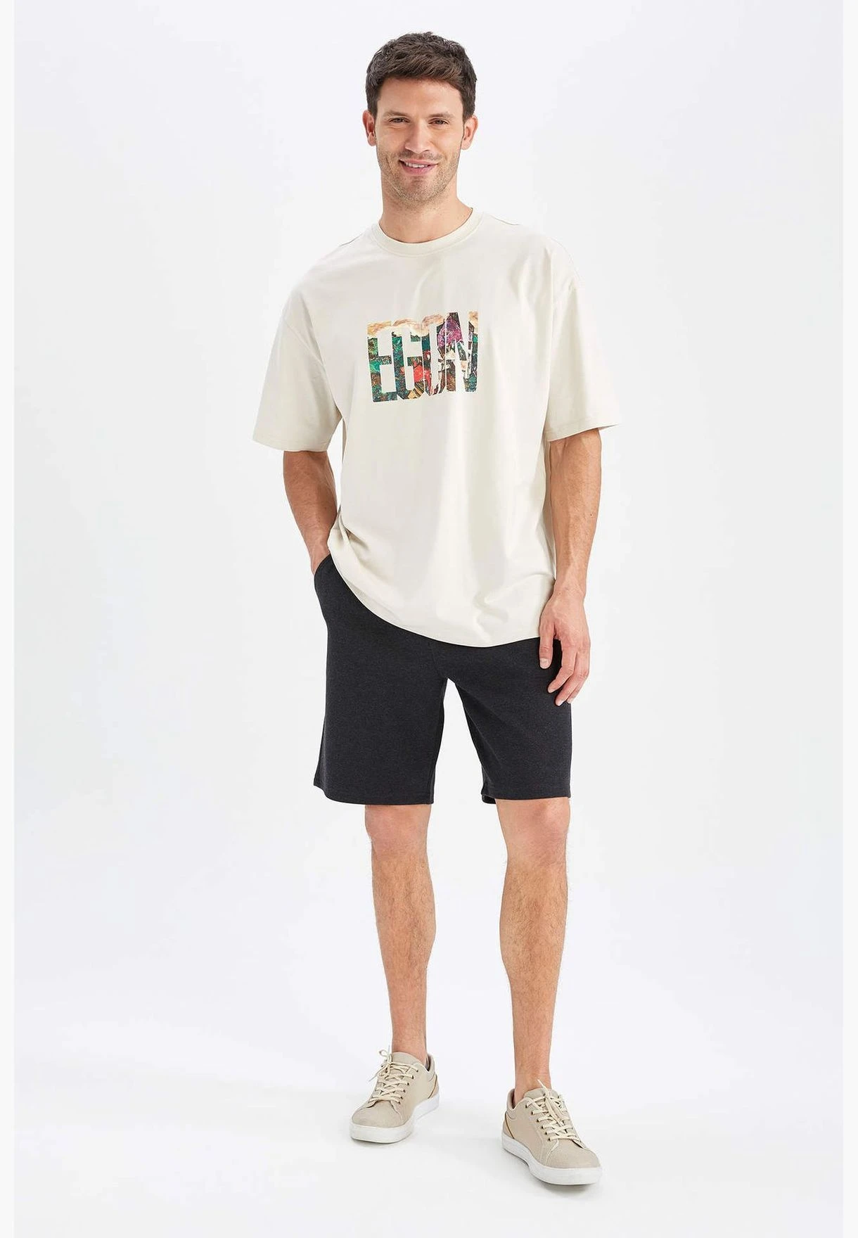 DeFacto Elasticated Tie Waist Mini Short 3 DeFacto Elasticated Tie Waist Mini Short