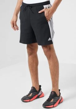 ADIDAS 3 Stripe Logo Shorts