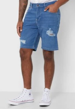 Ripped Denim Short