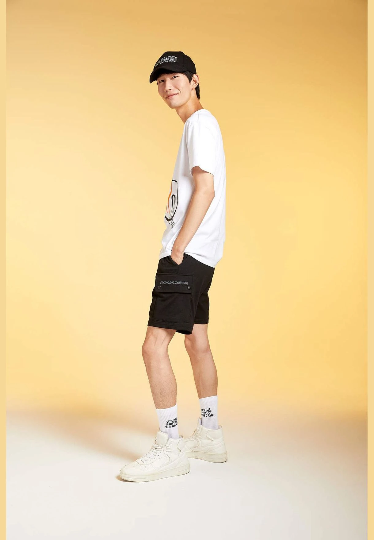 DeFacto Man Slim Fit Bottom Knitted Short 3 DeFacto Man Slim Fit Bottom Knitted Short