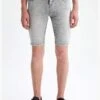 DeFacto Skinny Fit Denin Bermuda Shorts