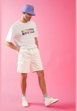 DeFacto Relax Fit Short Sleeve Printed Short