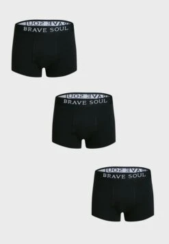 BRAVE SOUL 3 Pack Branded Antarsia Boxers
