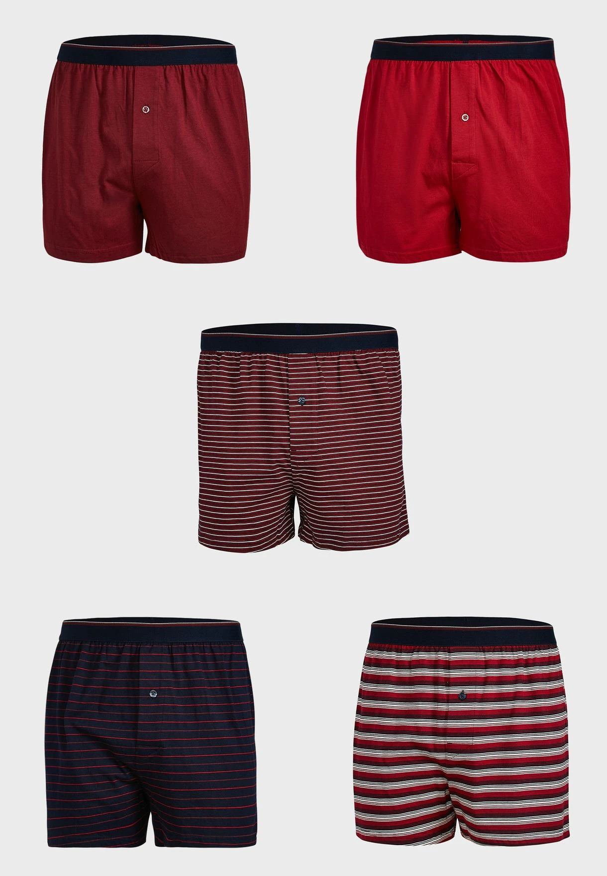 Marks & Spencer 5 Pack Assorted Boxers 3 Marks & Spencer 5 Pack Assorted Boxers