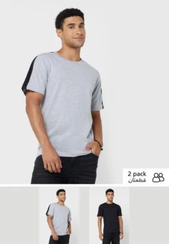 3 Pack Paneled T-Shirts