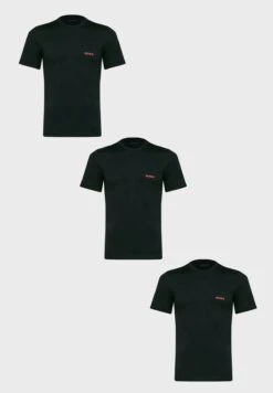Hugo 3 Pack Logo Crew Neck T-Shirts
