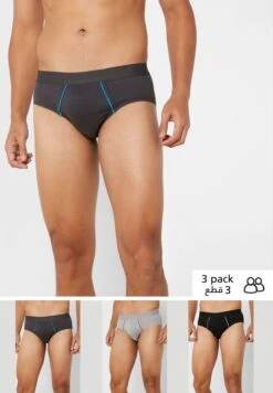 3 Pack Hunk Brief With Antibacterial Finish