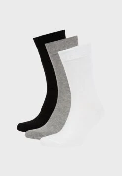 DeFacto 3 Pack Assorted Ankle Socks
