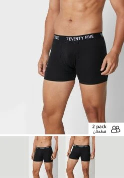 2 Pack Waist Band Trunks With Antibacterial Finish