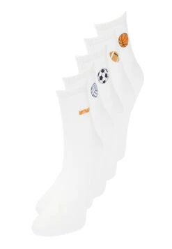 Trendyol 5 Pack Ball Embroidery Socks