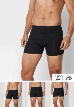 3 Pack Waist Band Boxers With Antibacterial Finish