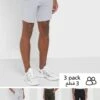 3 Pack Essential Lounge Shorts 1 3 Pack Essential Lounge Shorts -Sport Apparel Shop 1 zoom desktop 476