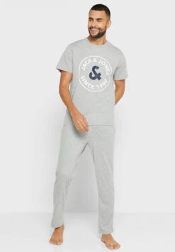 Jack & Jones Logo T-Shirt & Pant Set