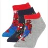 DeFacto 3 Pack Spiderman Print Ankle Socks
