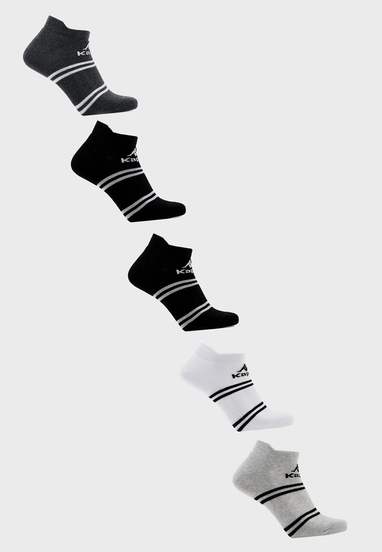 Kappa 5 Pack Crew Socks 3 Kappa 5 Pack Crew Socks