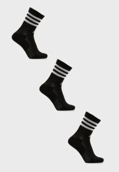 ADIDAS 3 Pack 3 Stripe Crew Socks