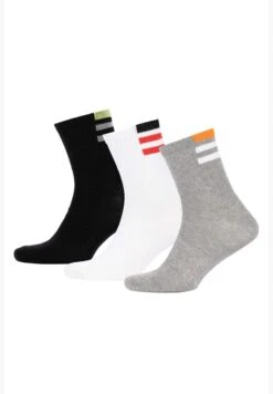 DeFacto 3 Pack Man Mid Cut Socks