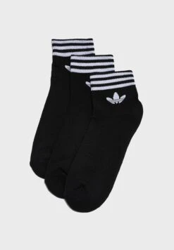 Adidas Originals 3 Pack Trefoil Adicolor Casual Unisex Ankle Socks