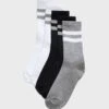 5 Pack Striped Sports Style Socks -Sport Apparel Shop 1 zoom desktop 633