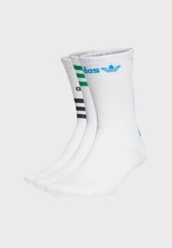 Adidas Originals 3 Pack Graphic Crew Socks