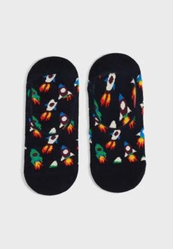 Happy Socks Rocket Print Liner Socks