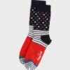 Happy Socks Stripes And Dots Crew Socks 1 Happy Socks Stripes And Dots Crew Socks -Sport Apparel Shop 1 zoom desktop 662