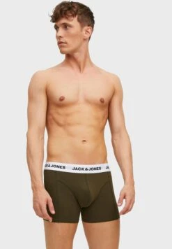 Jack & Jones 3 Pack Logo Band Trunks
