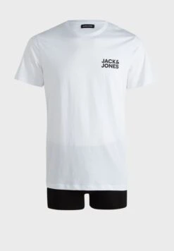 Jack & Jones Logo T-Shirt & Trunks Set