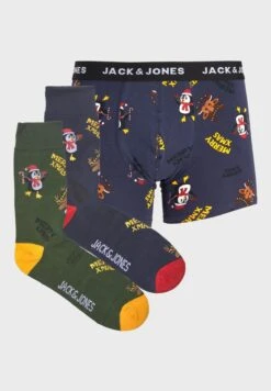 Jack & Jones Logo Band Trunk And Socks Set