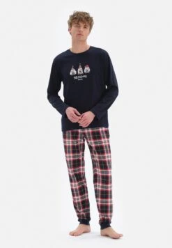 Checked Cuffed Pyjama