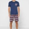 Check Shorts Nightwear Set -Sport Apparel Shop 1 zoom desktop 734