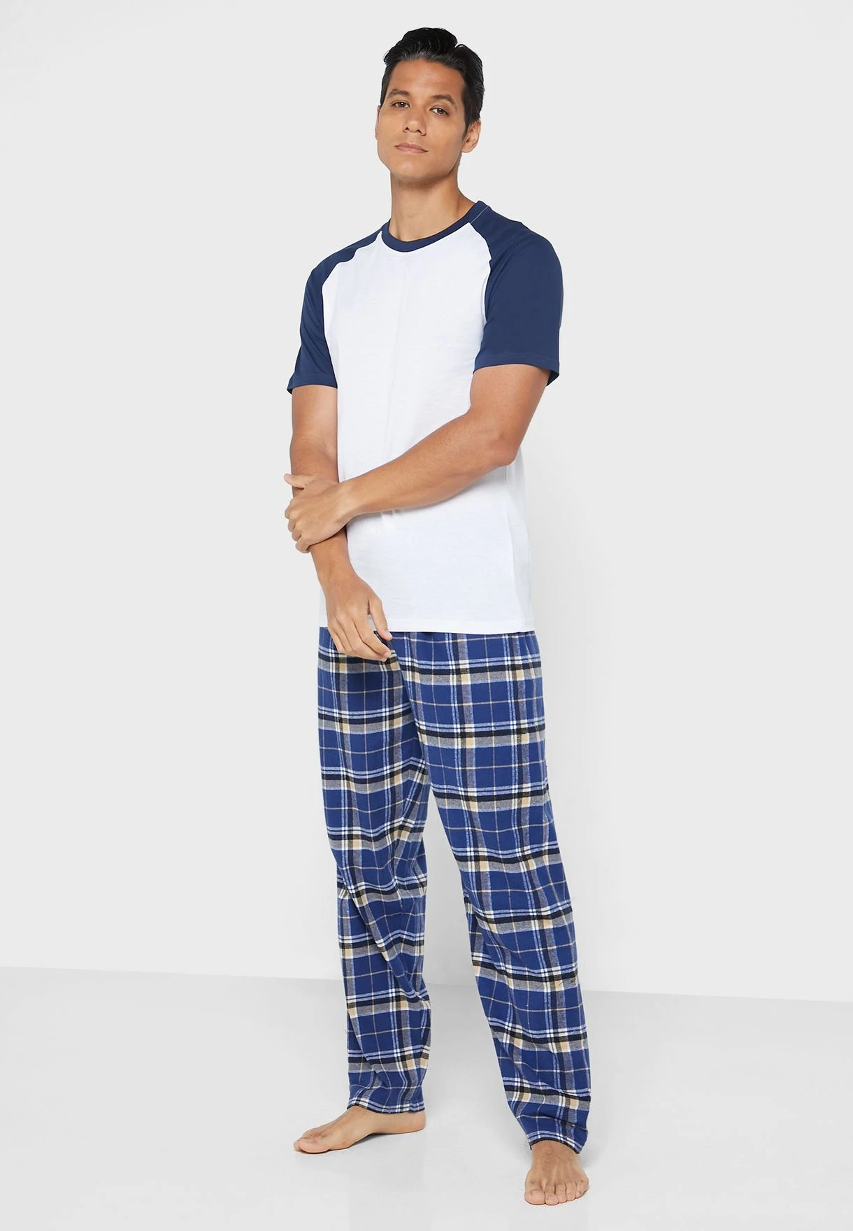 Check Bottom Nightwear Set 3 Check Bottom Nightwear Set