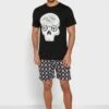 Skull Printed Shorts And T-Shirt Set -Sport Apparel Shop 1 zoom desktop 755