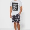 Sleepy Vibes Only Pyjama Shorts Set 2 Sleepy Vibes Only Pyjama Shorts Set -Sport Apparel Shop 1 zoom desktop 758