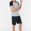 Trendyol Colour Block T-Shirt Pajamas Set -Sport Apparel Shop 1 zoom desktop 831