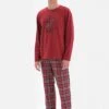 Deer Print Checked Pyjama Set 1 Deer Print Checked Pyjama Set -Sport Apparel Shop 1 zoom desktop 837