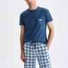 DeFacto Regular Fit Check Print Pyjama Set 1 DeFacto Regular Fit Check Print Pyjama Set -Sport Apparel Shop 1 zoom desktop 854