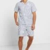 Stripe Shorts Pyjama Set -Sport Apparel Shop 1 zoom desktop 859