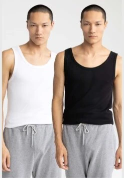 DeFacto 2 Pack Slim Fit Sleeveless Vest