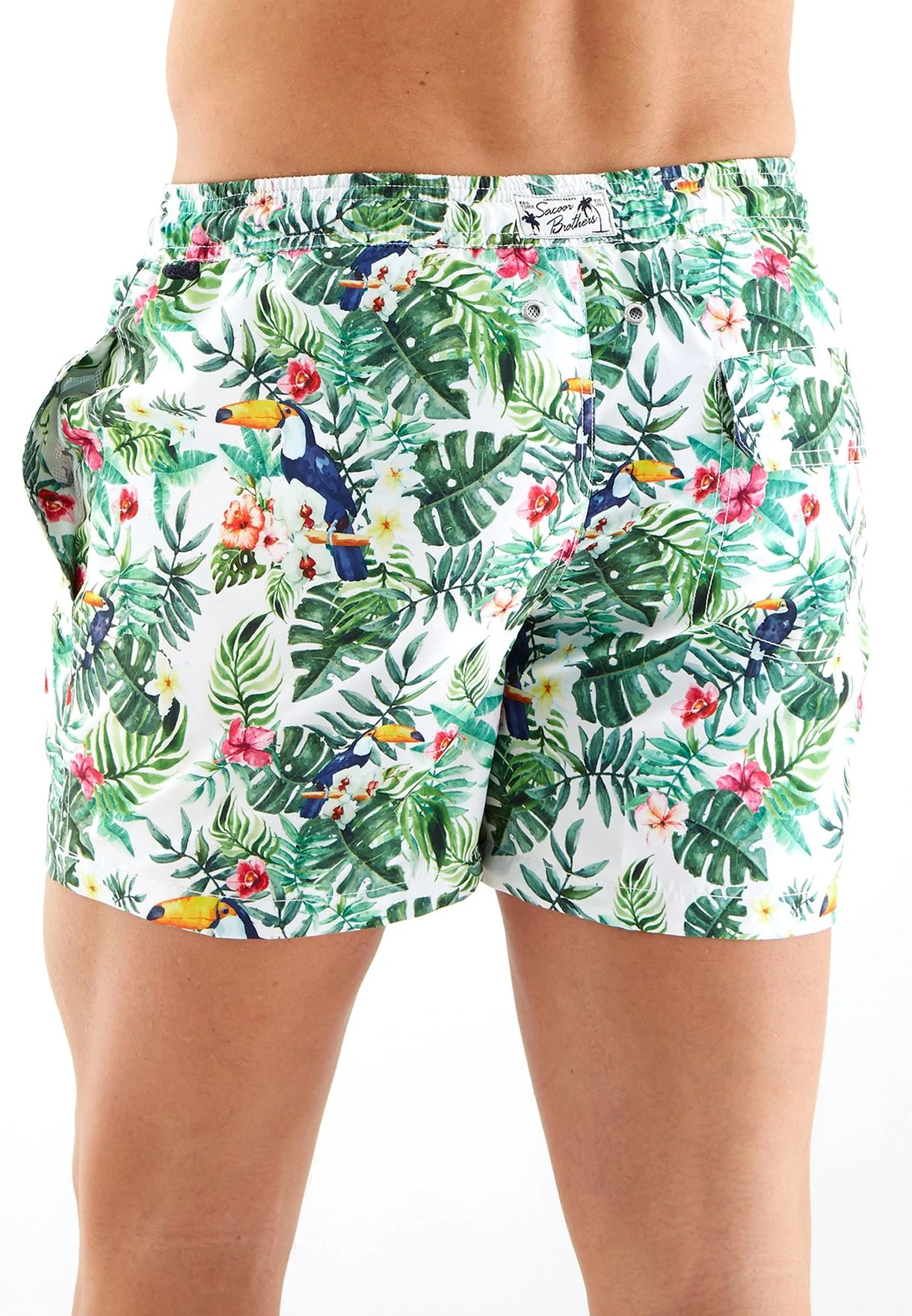 Leaf Print Shorts 4 Leaf Print Shorts - Image 2