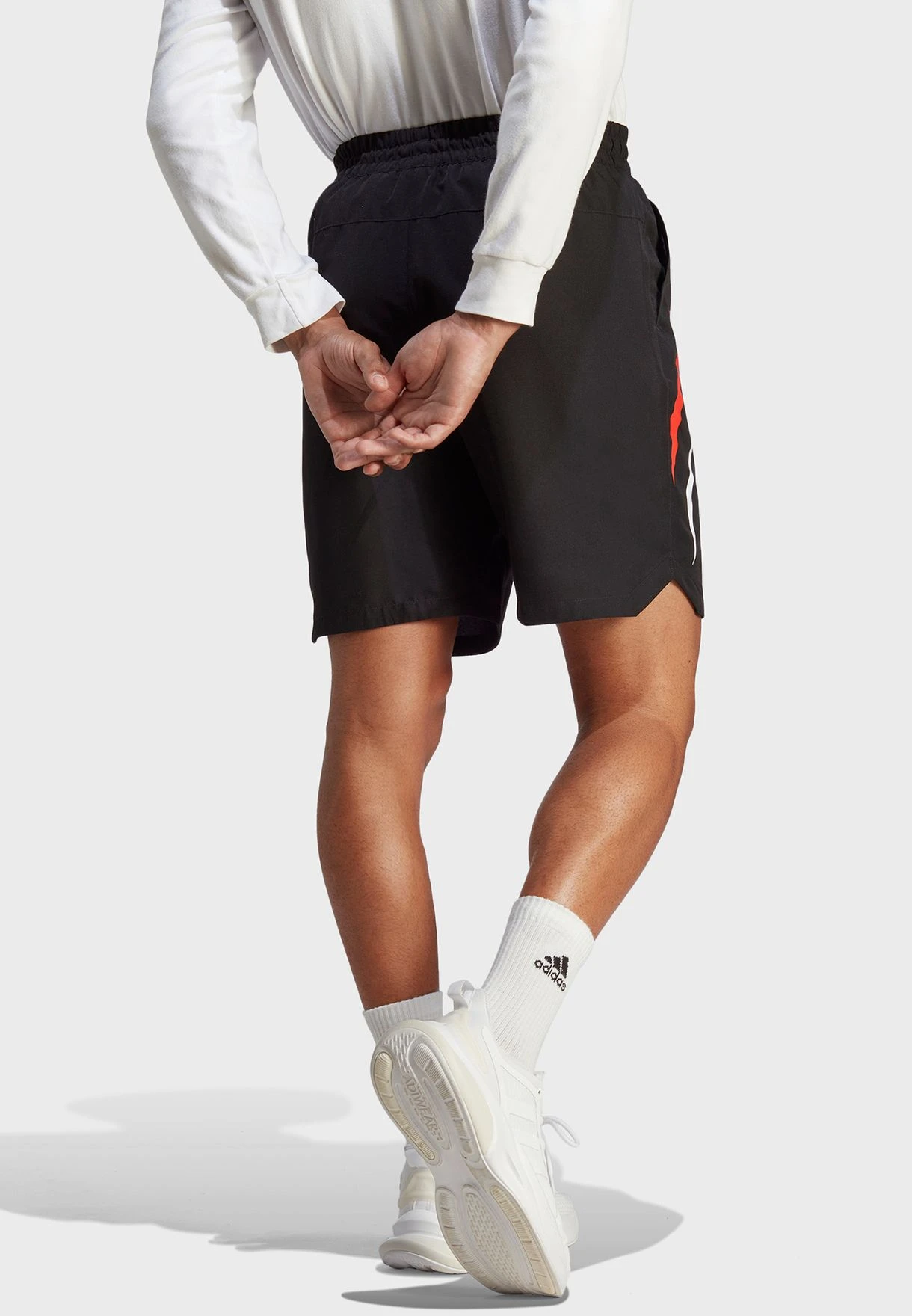 ADIDAS Colour Block Woven Shorts 4 ADIDAS Colour Block Woven Shorts - Image 2