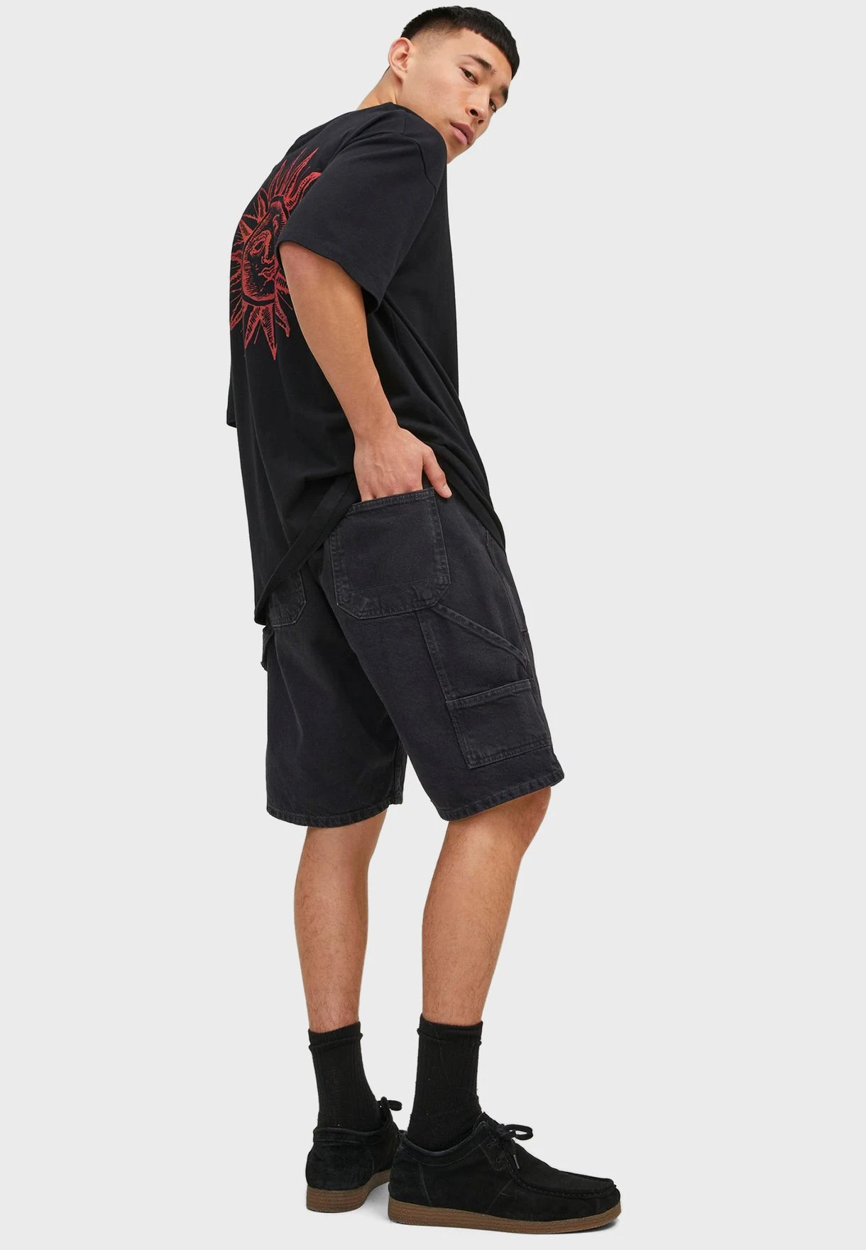 Jack & Jones Mid Wash Denim Shorts 4 Jack & Jones Mid Wash Denim Shorts - Image 2