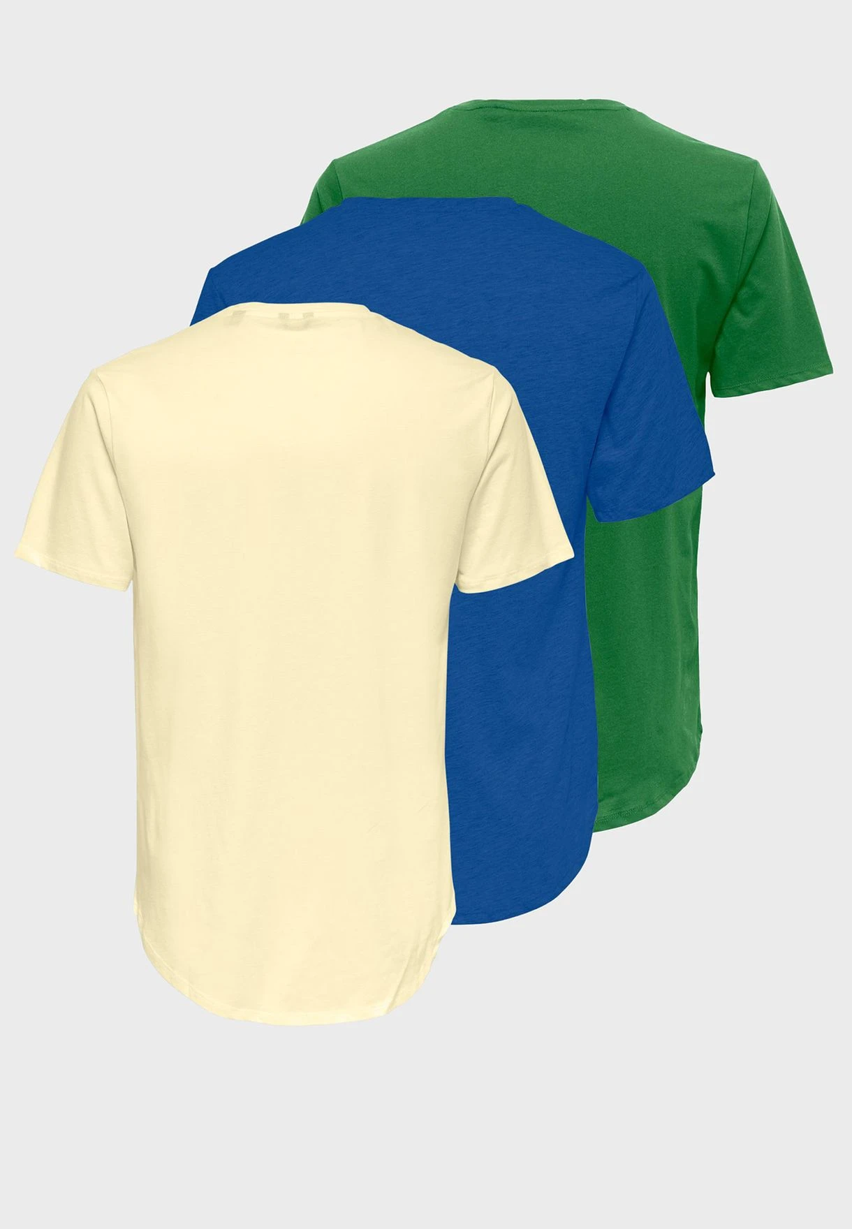 Only & Sons 3 Pack Essential Crew Neck T-Shirt 4 Only & Sons 3 Pack Essential Crew Neck T-Shirt - Image 2