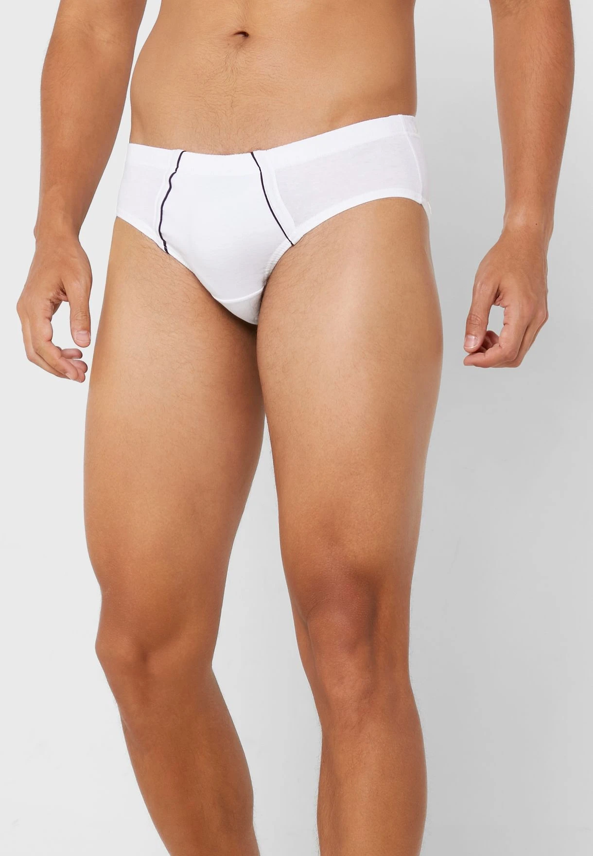 5 Pack Tab On Waist French Briefs With Antibacterial Finish 4 5 Pack Tab On Waist French Briefs With Antibacterial Finish - Image 2