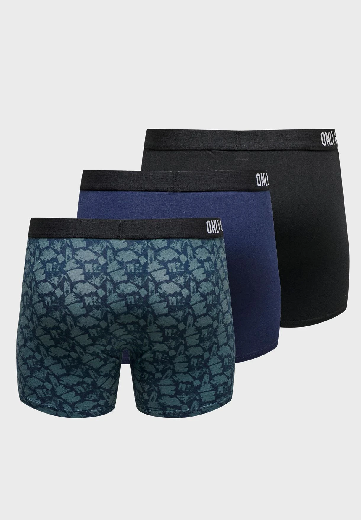 Only & Sons 3 Pack Assorted Trunks 4 Only & Sons 3 Pack Assorted Trunks - Image 2