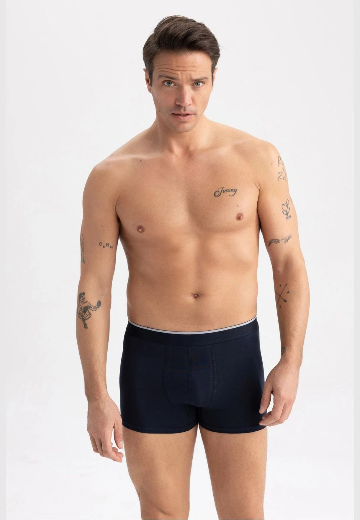 DeFacto Standard Hem Regular Fit Knitted Boxers 4 DeFacto Standard Hem Regular Fit Knitted Boxers - Image 2
