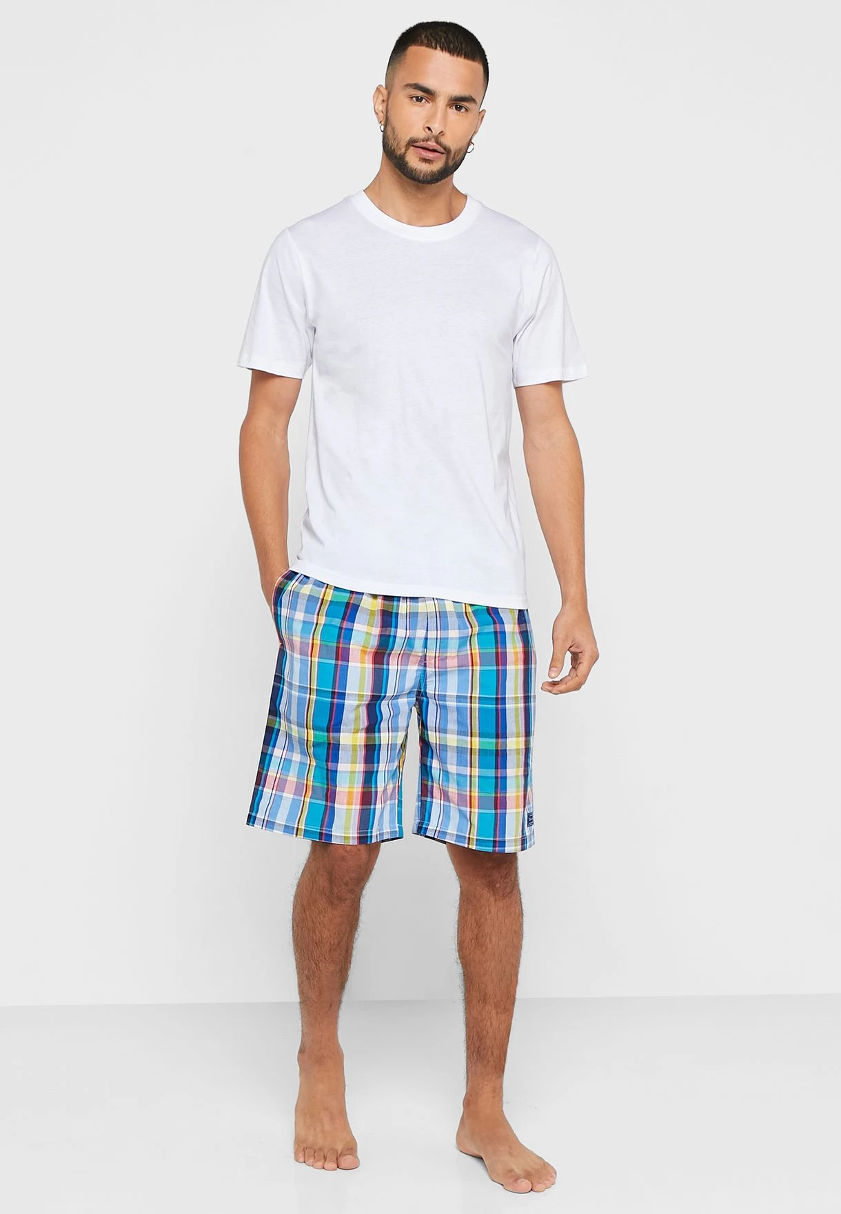 Gant Checked Pyjama Shorts 4 Gant Checked Pyjama Shorts - Image 2