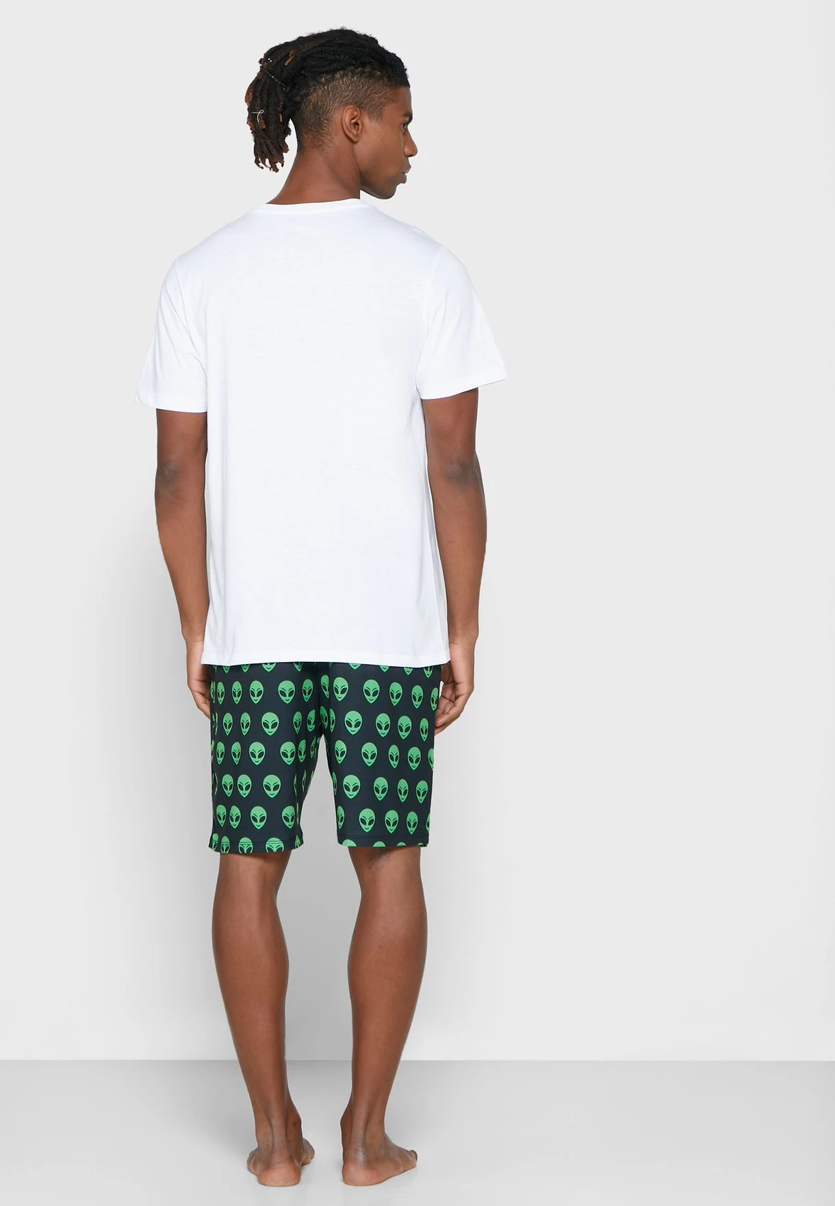 Skull Printed Pyjama Shorts Set 4 Skull Printed Pyjama Shorts Set - Image 2