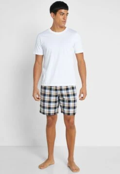 Marks & Spencer Checked Pyjama Shorts -Sport Apparel Shop 2 zoom desktop 833